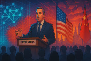 White House AI Czar David Sacks discusses Trump's executive orders on AI innovation and competition with China during a CNBC interview.