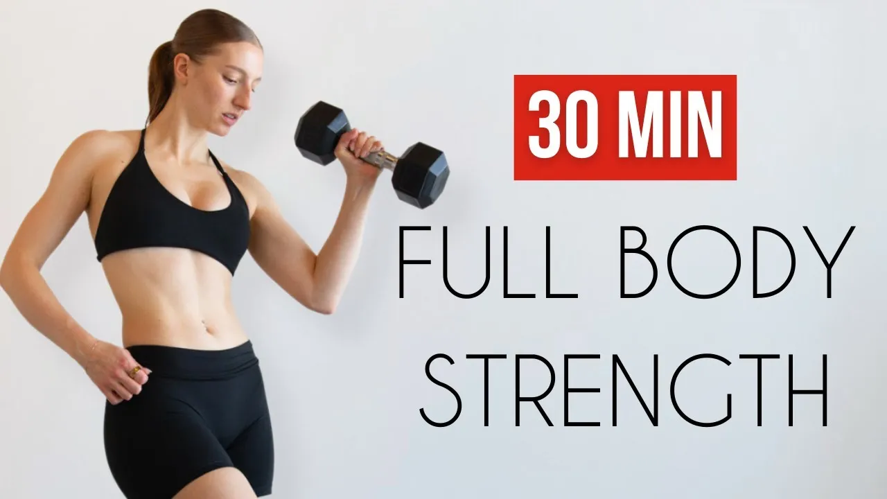 30-Minute Full Body Dumbbell Workout for Strength