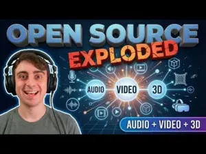 AI Video, Audio, and 3D Tools Explode in Open Source