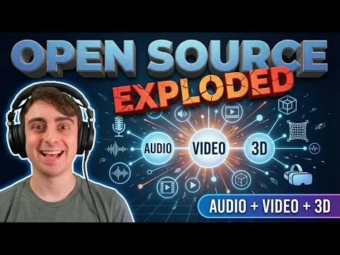 AI Video, Audio, and 3D Tools Explode in Open Source