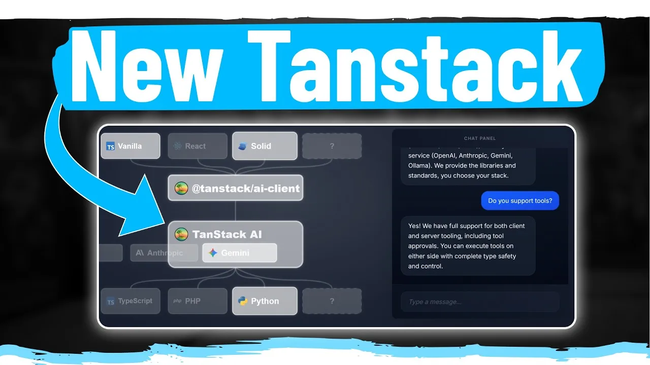 Build a Chatbot with Tanstack AI: Server & Client Tools