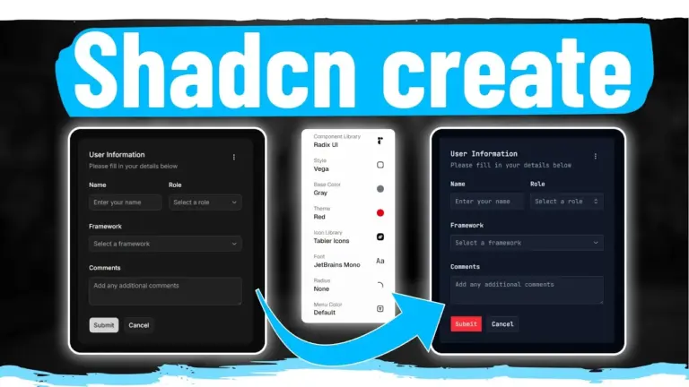 Build Custom Shadcn UI Themes and Projects Easily