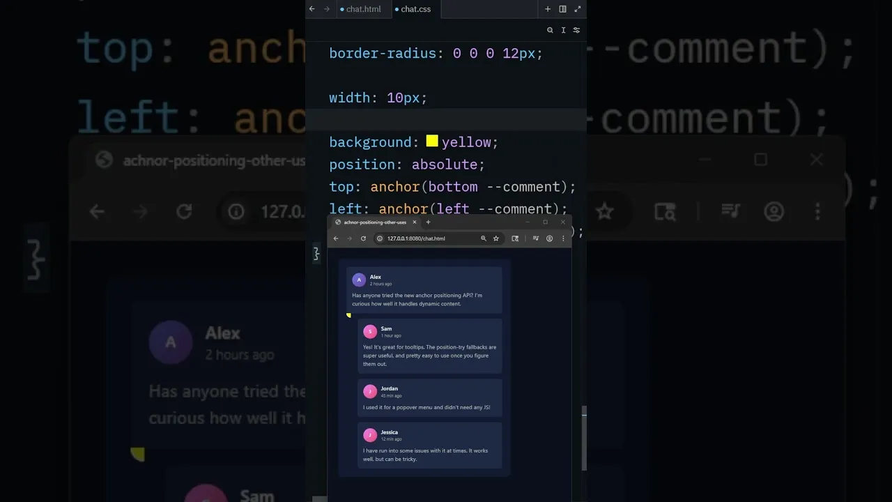 Connect Elements Visually With CSS Anchors