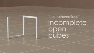 Discover All Incomplete Cubes: A Mathematical Art Exploration