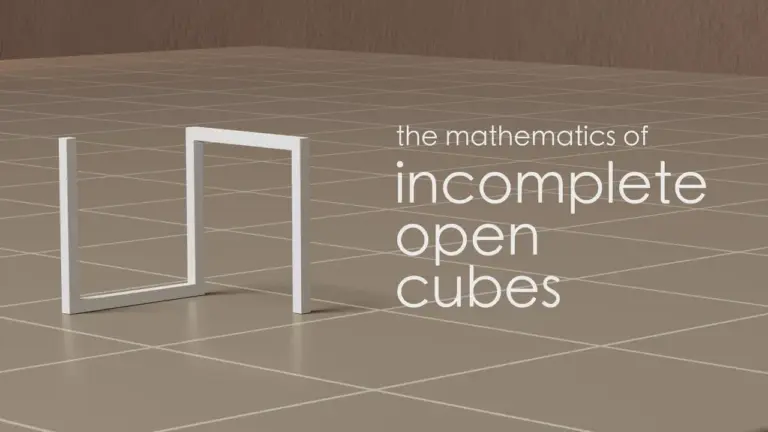 Discover All Incomplete Cubes: A Mathematical Art Exploration