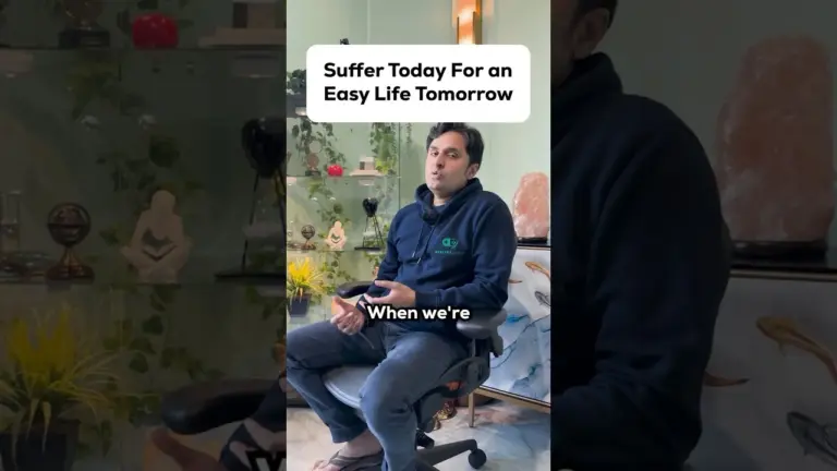 Embrace Hardship Now for a Simpler Future