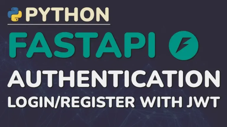 Implement User Registration and Login with FastAPI and JWT
