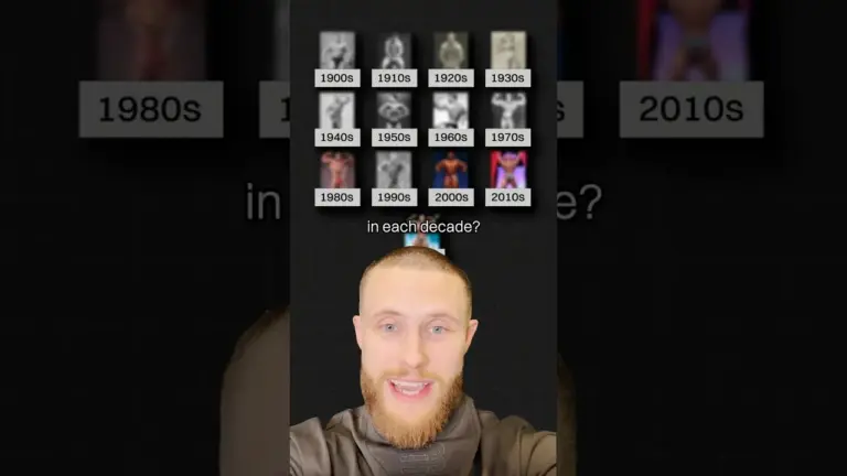 Mastering Muscle: Decades of Peak Physique Evolution