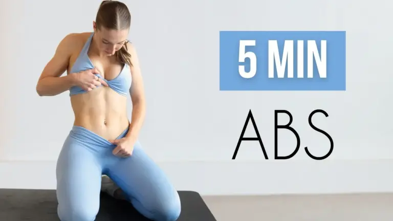 Quick Core Burn: 5-Minute Home Workout for Strong Abs