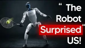 Robot Masters Tennis Using Imperfect Human Data