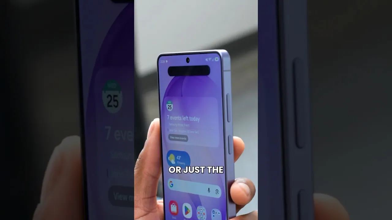 Samsung Unveils Built-In Privacy Screen Tech