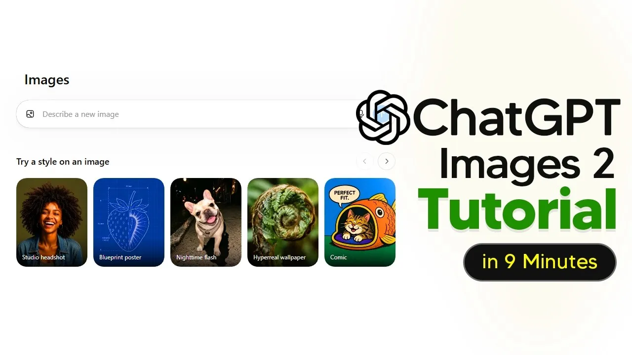 ChatGPT Image Tool Learns To Research & Design