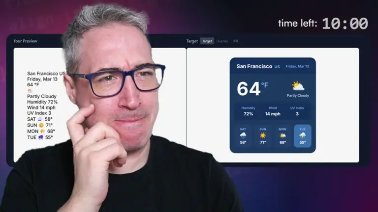 Code a Weather UI in 10 Minutes: A Fast-Paced Challenge