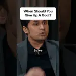 Know When to Let Go of Goals for Peace