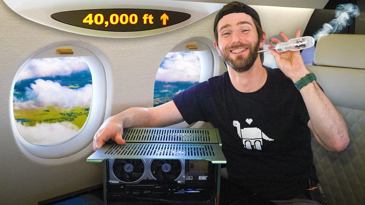 PC Build Soars: World Record Set on a Jet