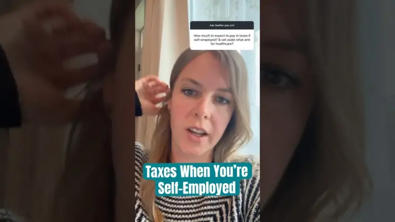 Self-Employed? Set Aside 30% for Taxes Now!