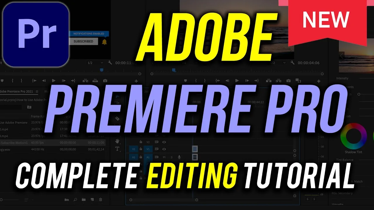 Start Editing Videos in Adobe Premiere Pro Fast